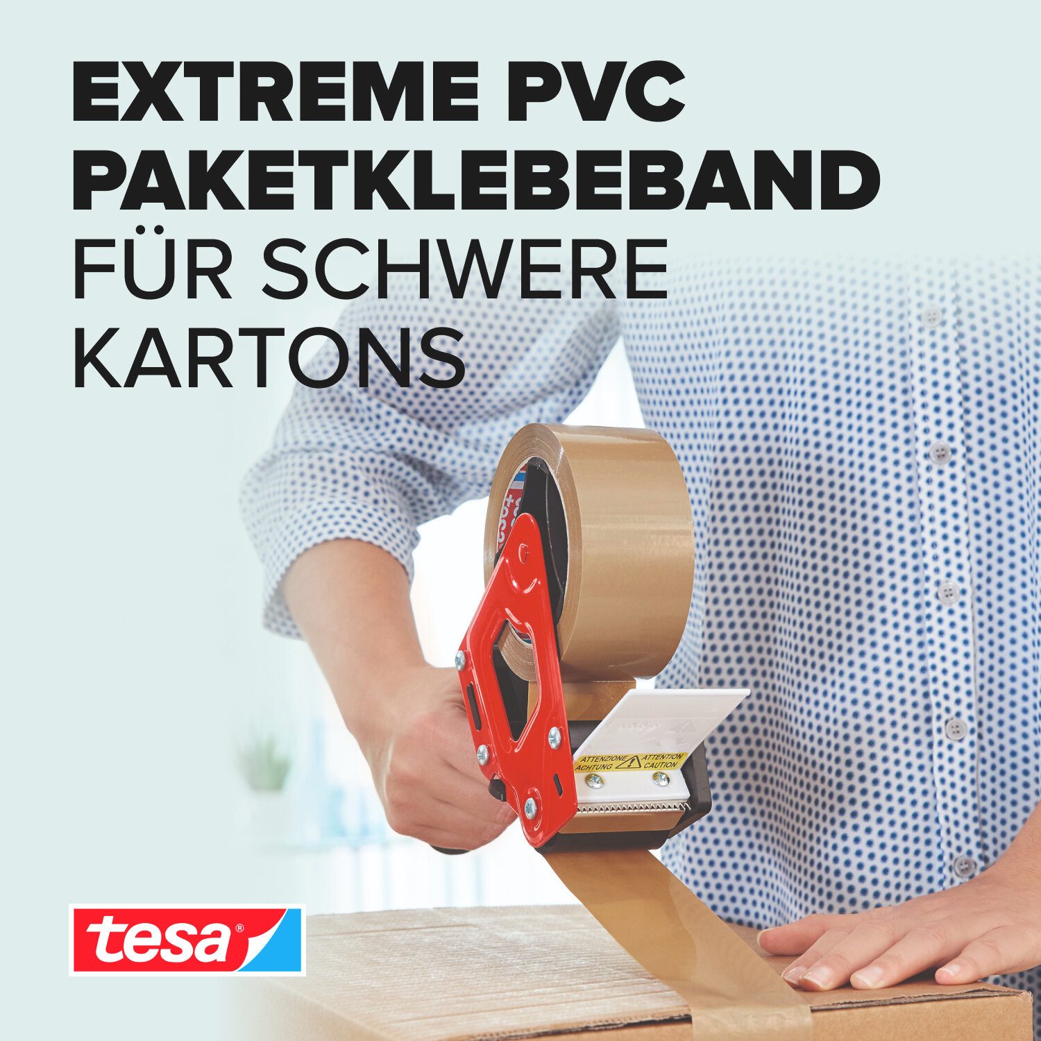tesa Klebeband tesapack ULTRA STRONG extra starkes Paketklebeband (Packung, 6-St., 6 x tesapack Ultra Strong Packband) Paketklebeband - einfaches Verpacken & Verschließen - transparent