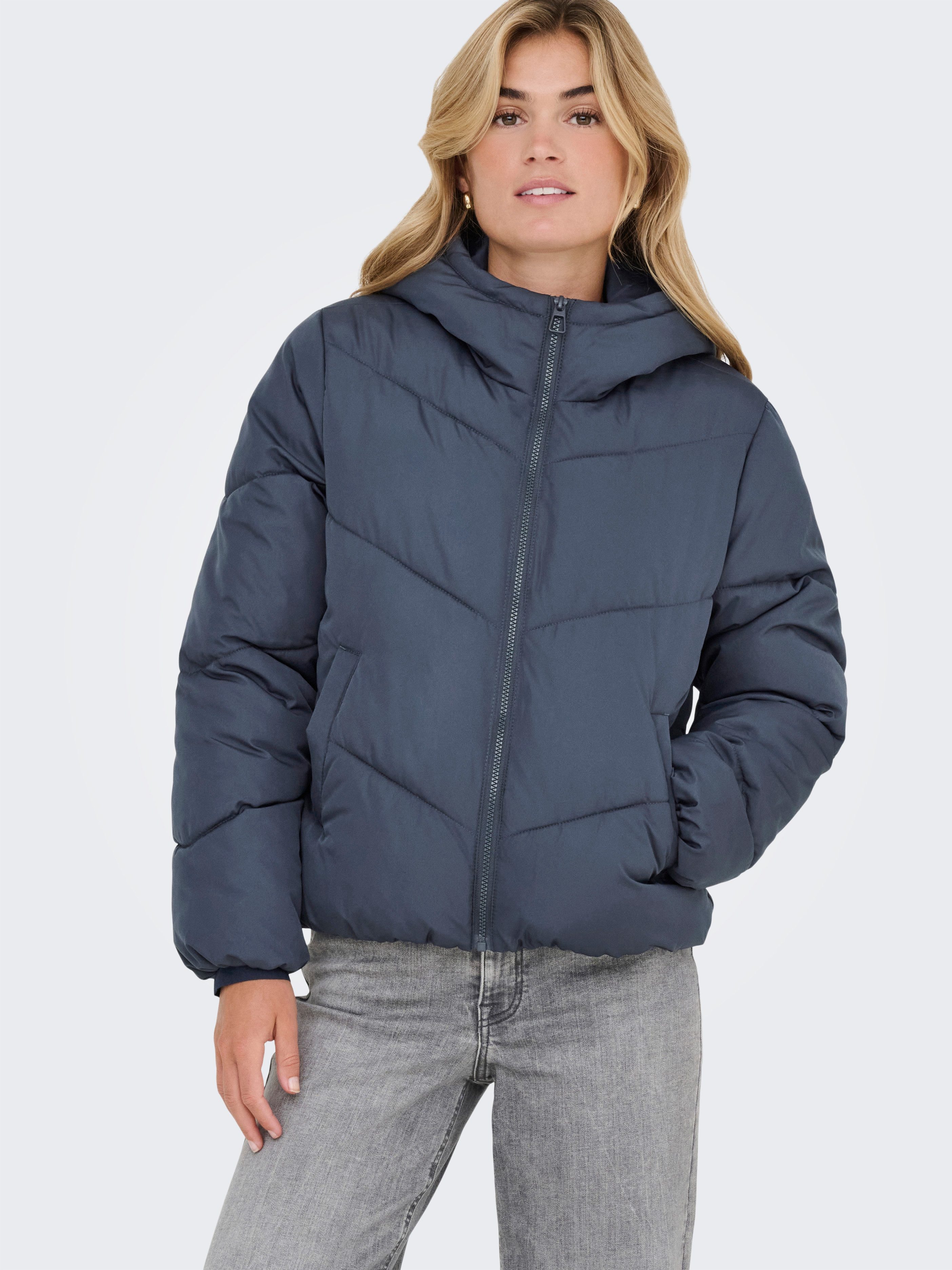 ONLY Steppjacke ONAGNETE PUFFER HOOD JACKET OTW ZL