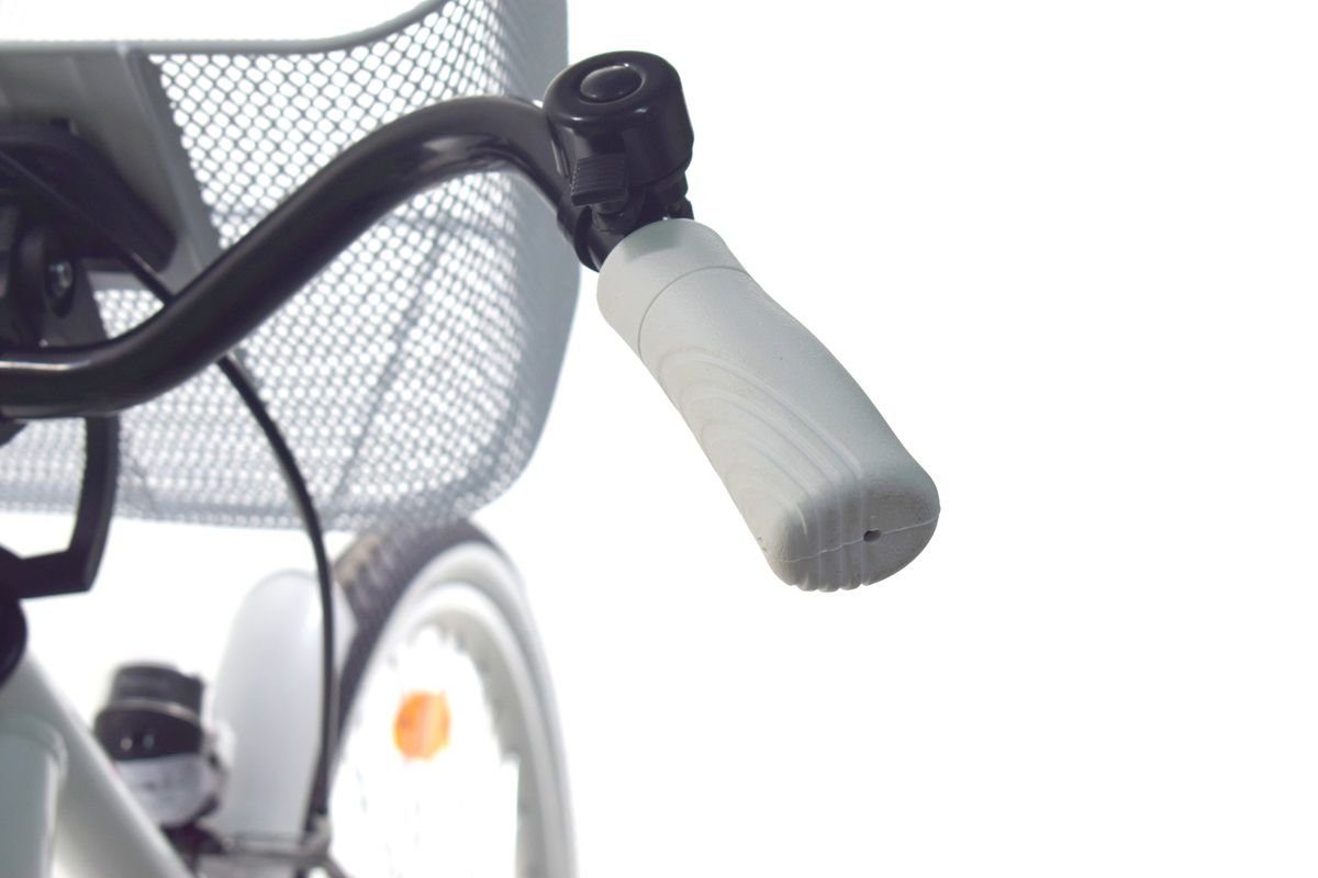 T&Y Trade Cityrad 24 Zoll Kinder Mädchen City Fahrrad Bike Rad STVO Reflex Weiß 1 Gang, 1 Gang, Rücktritt, Gepäckträger, Licht, Seitenständer, Korb
