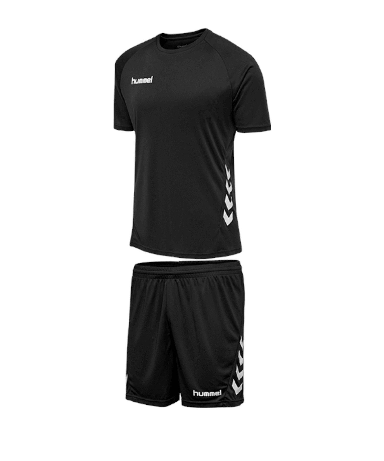 Hummel Fußballtrikot Hummel Core Cotton Trikot Set Weiß Trikot-Sets Teamsport