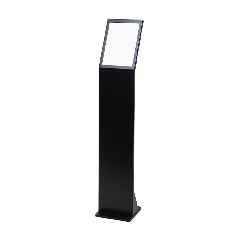 Showdown Displays Stehsammler Informationsständer Slim - Aluminium - RAL 9005 - Schwarz