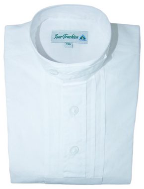 Trachtenland Trachtenhemd 'Samuel' mit Stehkragen für Jungen 48400, Weiß
