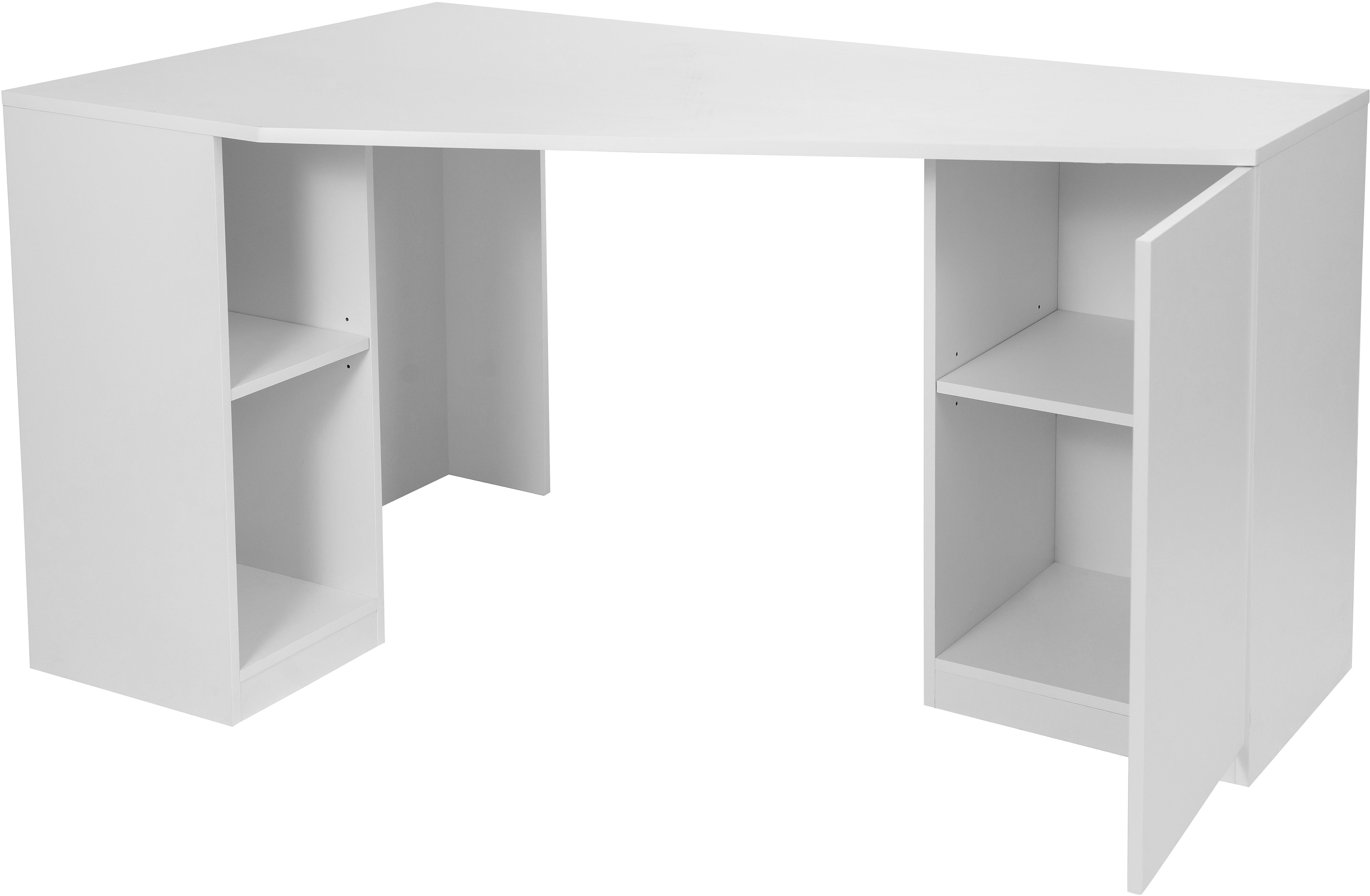 OTTO home Eckschreibtisch AVRIL, Regalschreibtisch mit viel Stauraum, Push-to-Open, Breite: 140 cm – Bild 4 von 5