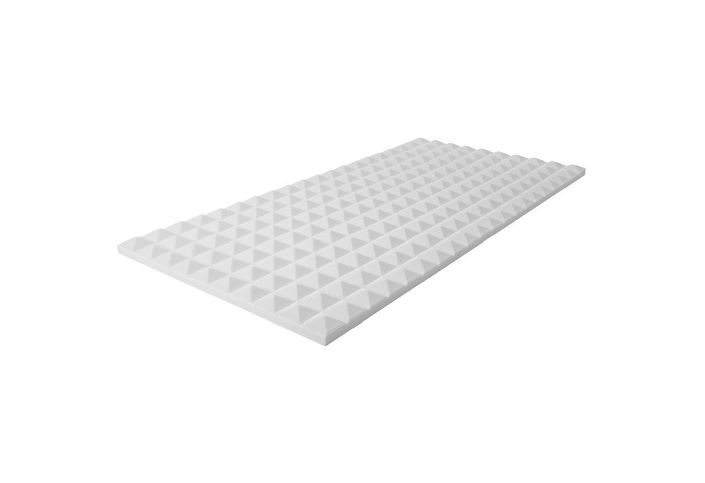 Thumbnail - MUSIC STORE Akustikplatte, (10er Set Pyramis Absorber 30mm Weiß 50x100x3cm Schalldämmung für optimale Akustik, Studio Ak...