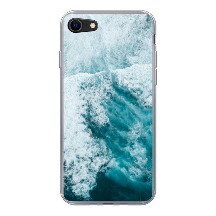MuchoWow Handyhülle Meer - Wasser - Hawaii Handyhülle Apple iPhone SE (2020) Smartphone-Bumper Print Handy