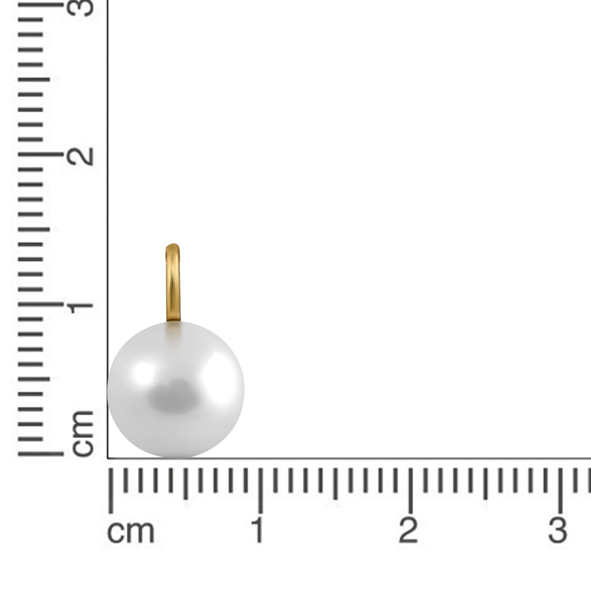 Orolino Kettenanhänger Gold 585 mit weißer Perle 9mm günstig online kaufen