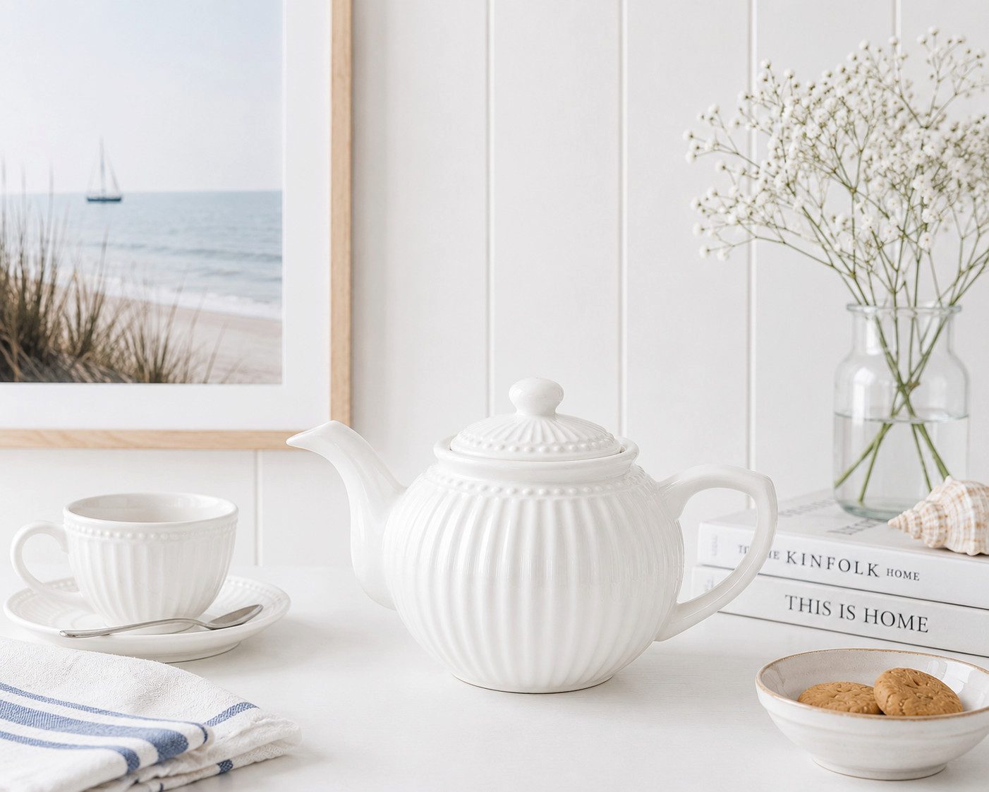 Greengate Teekanne GreenGate Teekanne Alice Weiß 1 L