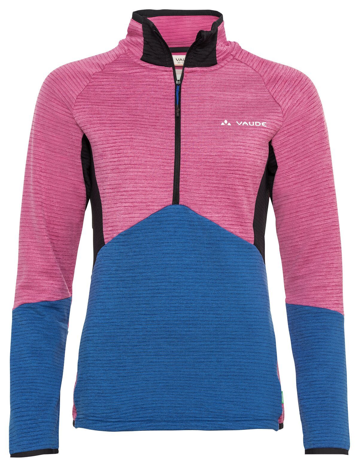VAUDE Outdoorjacke Women's Larice HZ Fleece Jacket (1-St) Klimaneutral kompensiert rich pink