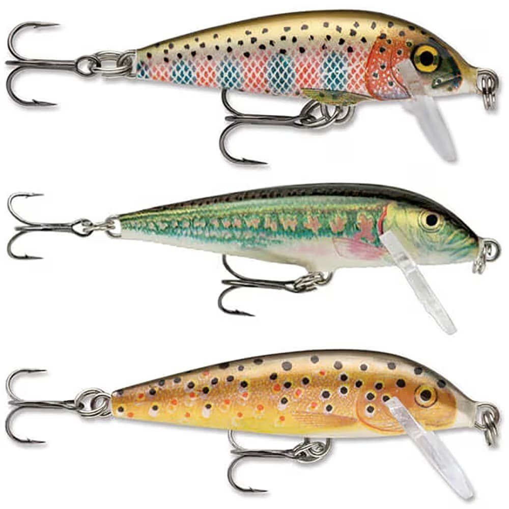 Rapala Kunstköder Rapala Wobbler Kit CD03 3Stk Forelle Countdown