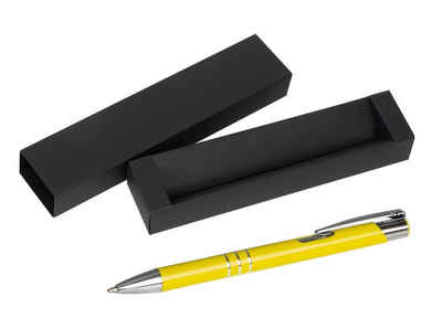 Livepac Office Kugelschreiber Kugelschreiber aus Metall / mit Pappetui / Farbe: sonnengelb