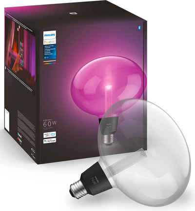 Philips Hue White & Color Ambiance Lightguide Ellipse LED-Leuchtmittel, E27, 1 St., Farbwechsler, Sparkling Effekt