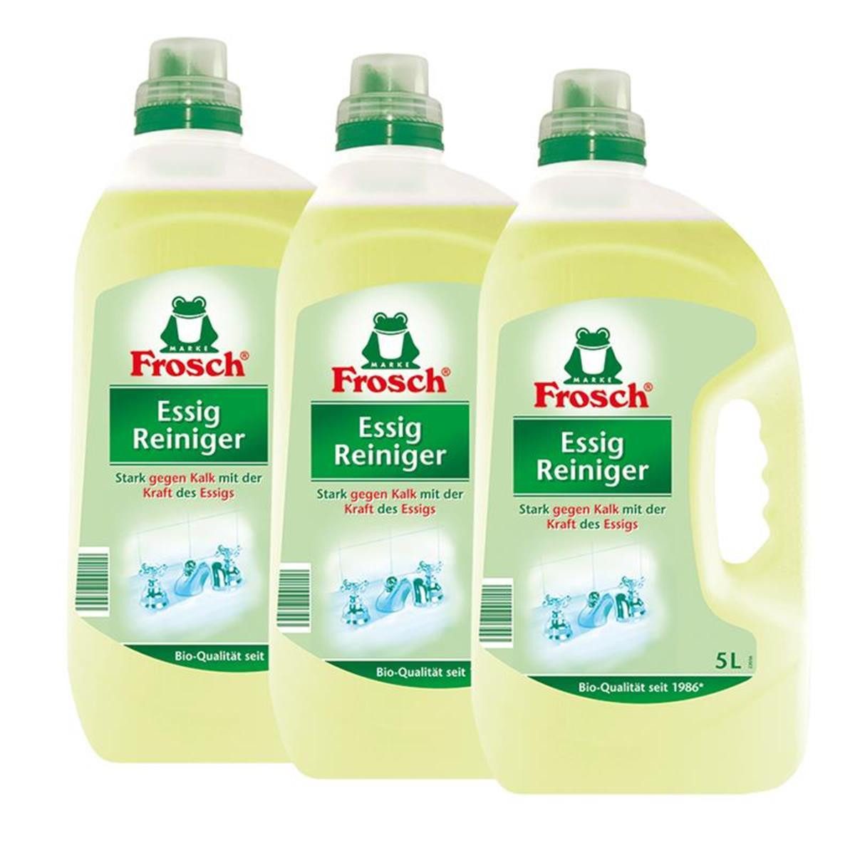 3x Frosch Essig Reiniger 5 Liter Allzweckreiniger