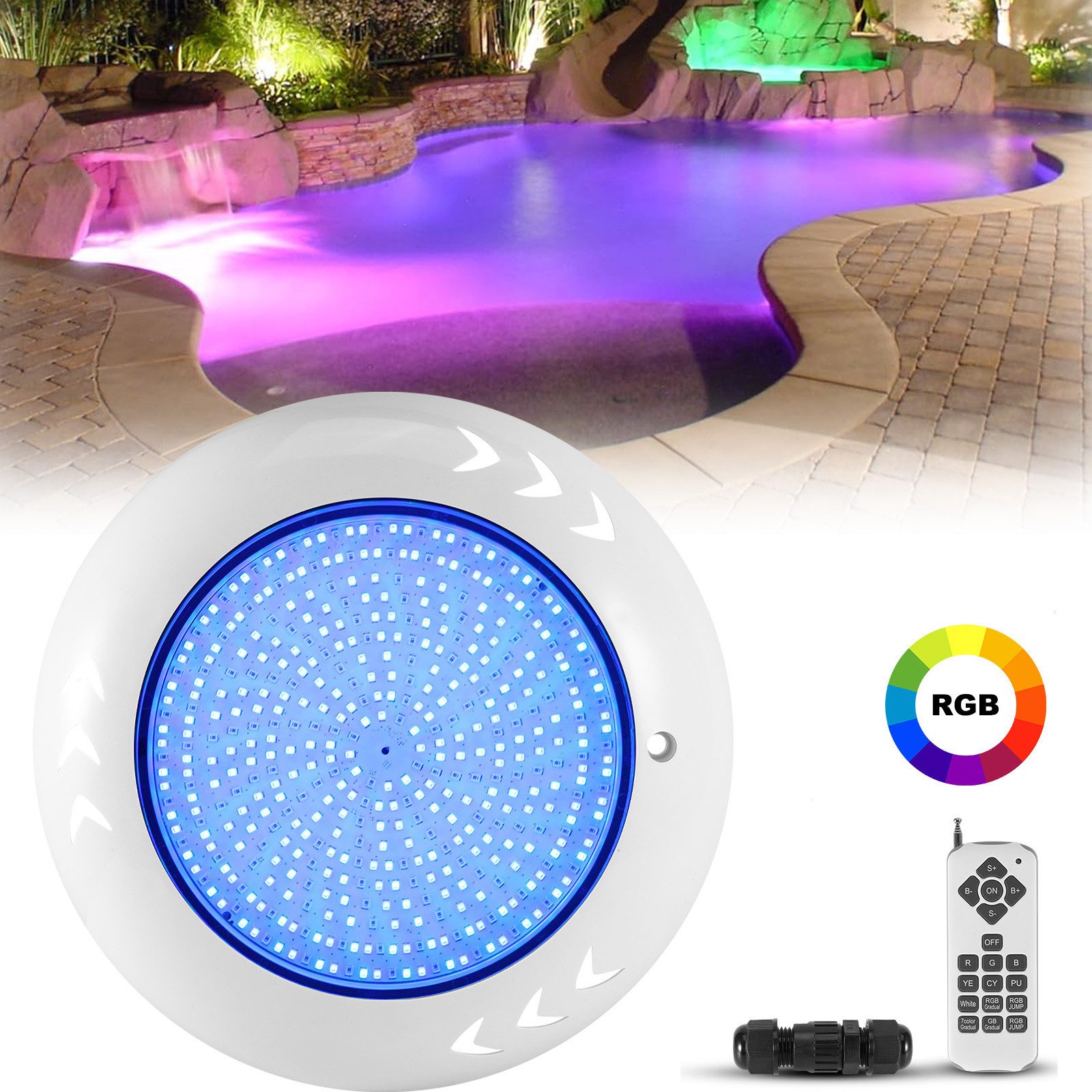 BlingBin Pool-Lampe Schwimmendes Solar-Poollicht mit Fernbedienung, günstig online kaufen