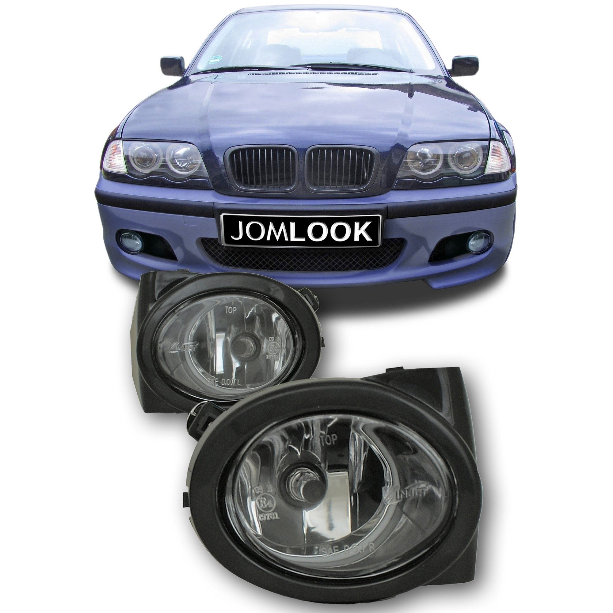 LLCTOOLS KFZ-Ersatzleuchte Nebelscheinwerfer Passend für BMW E46 M3 E39 M5 Klarglas