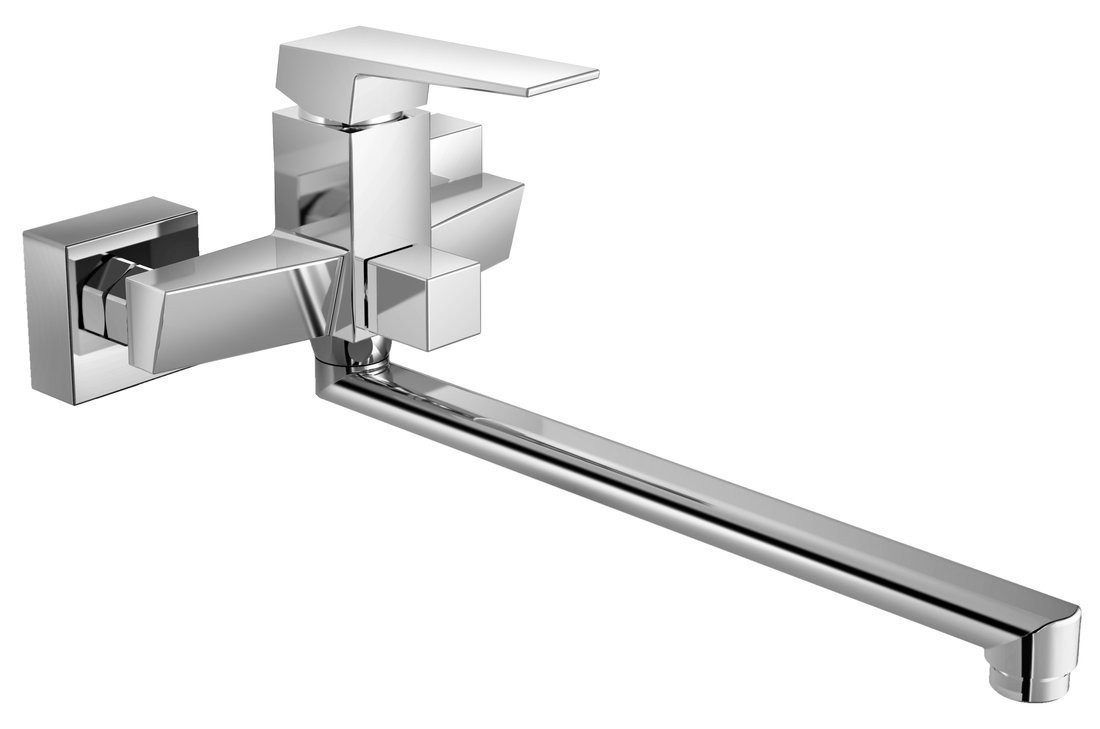Aqualine Wannenarmatur RITMO Wand-Waschbecken/Wannenarmatur, Chrom Aqualine-RT015