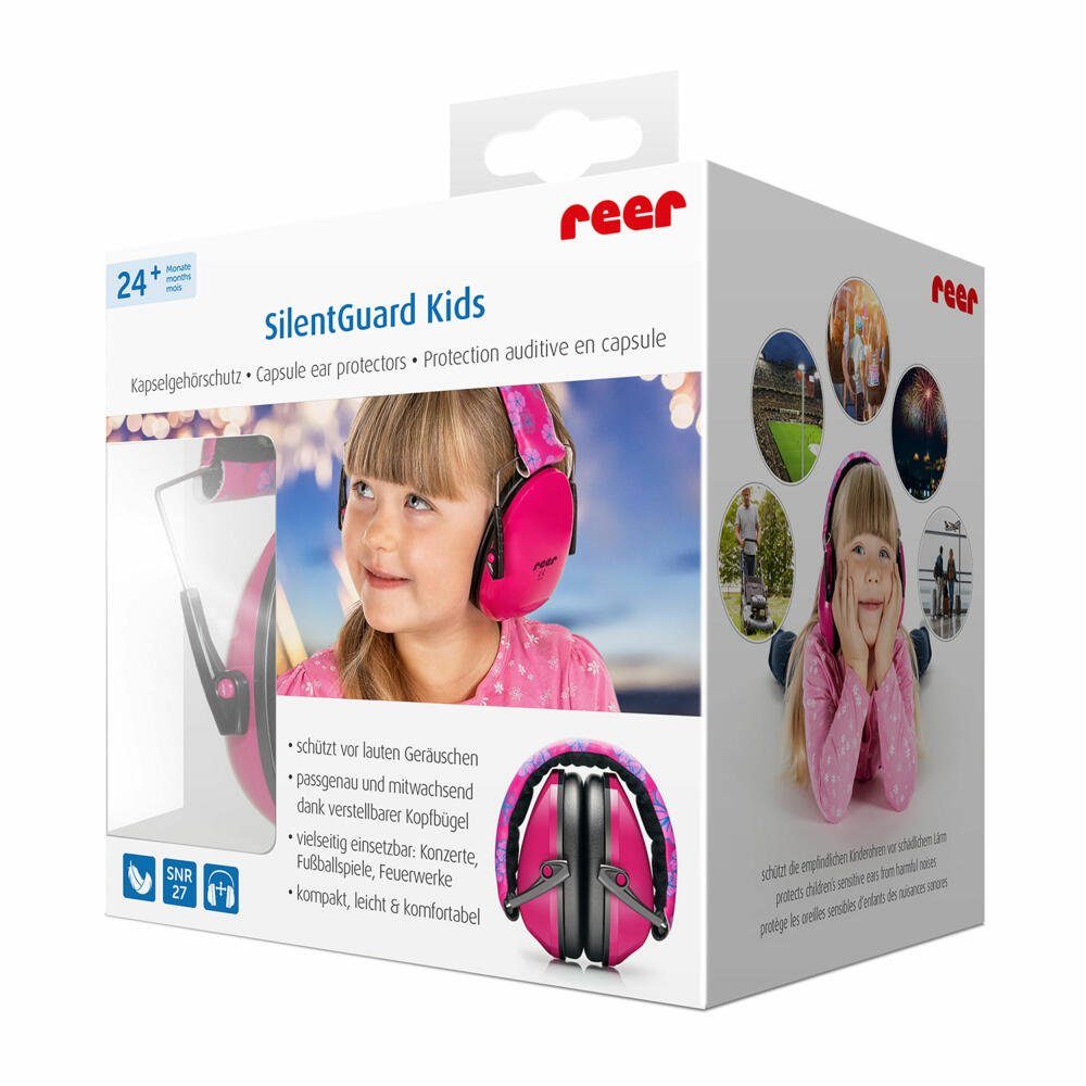 Reer Kapselgehörschutz Pink, St) Kids (1 SilentGuard