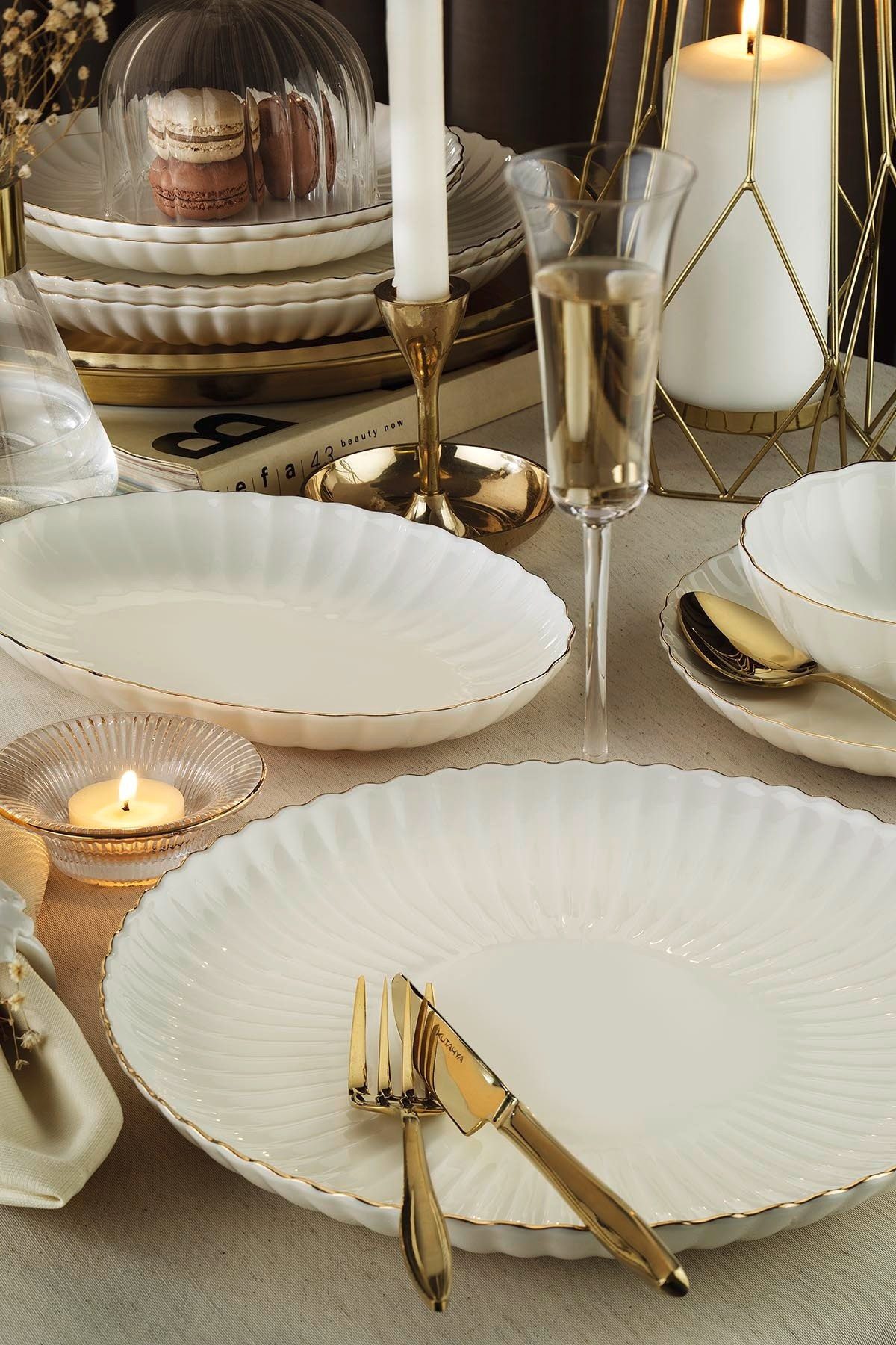 Hermia Concept Teller-Set 100% PORCELAIN P9867 (27-tlg)