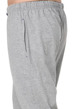 HAASIS Bodywear 1919 Loungehose Herren Jogpants Bio-Cotton (Stück, 1-tlg) hohe Markenqualität