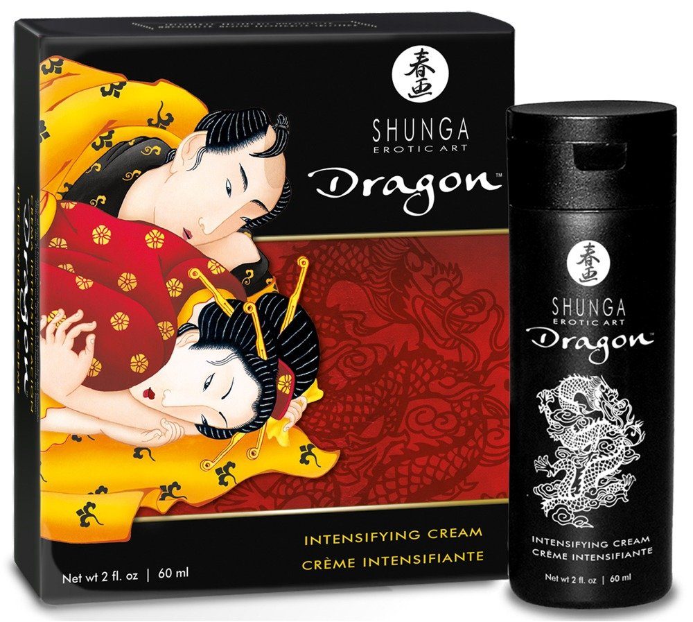 mit Massagegel ml, SHUNGA Gleit- Shunga Warm-Kalt-Effekt 60 und Virility Dragon Cream