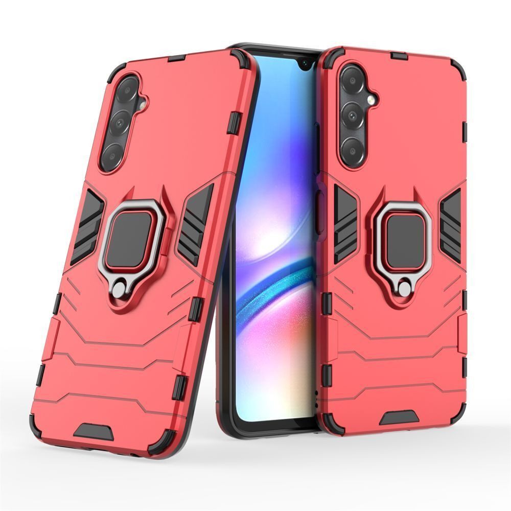 betterfon Handyhülle für Samsung Galaxy A05s Outdoor Panzerhülle mit Slide-Kameraschutz Rot, Mit Ringhalterung, Kamera-Schutz, Magnetplatte & 3-Schicht-Schutz