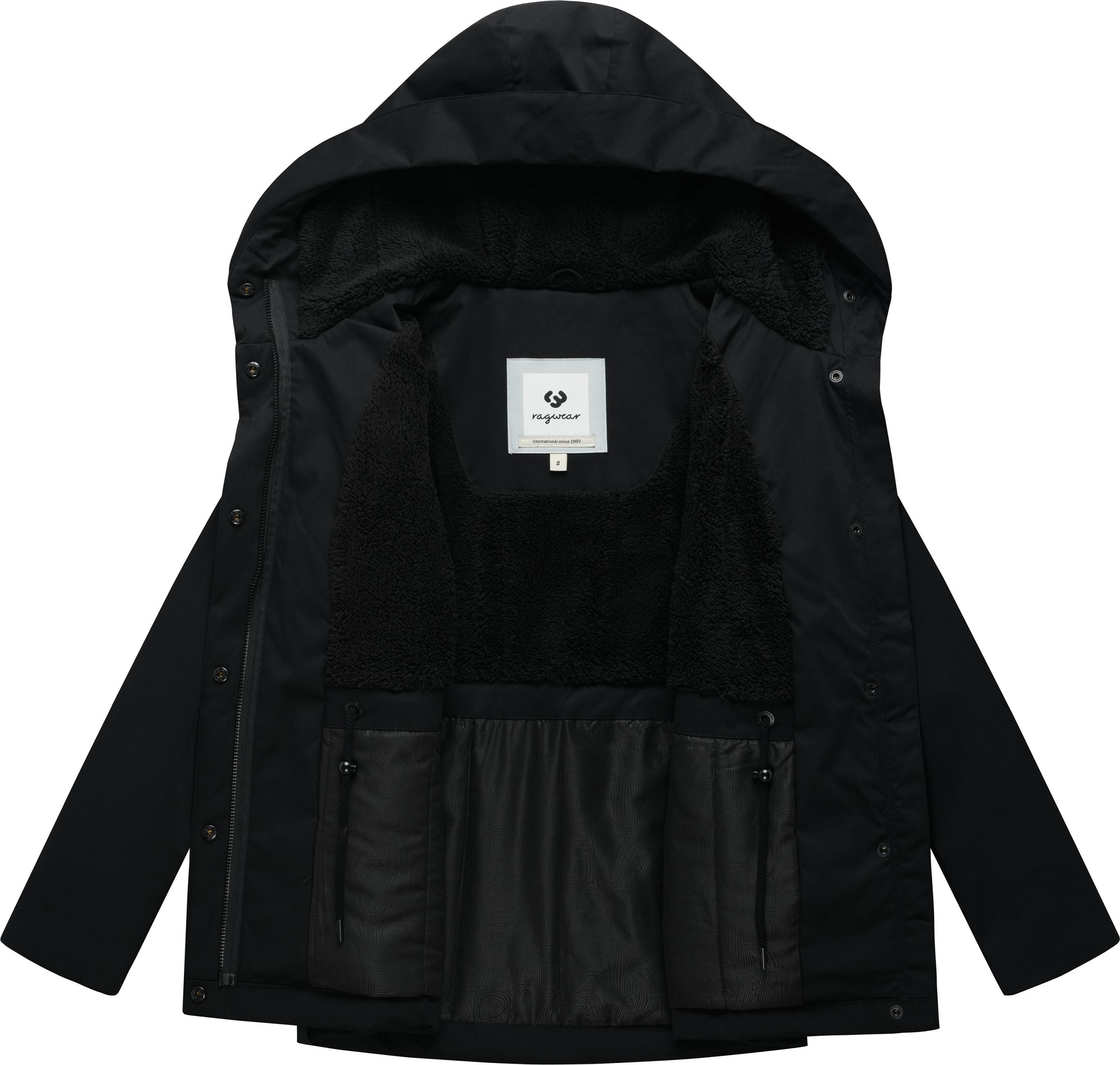 Ragwear Outdoorjacke Padmini B Y Wasserdichte Übergangsjacke mit Taillenzugkordel – Bild 4 von 5