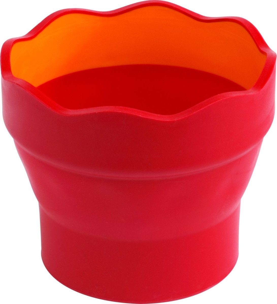 Faber-Castell Malbecher Wasserbecher Clic & Go rot