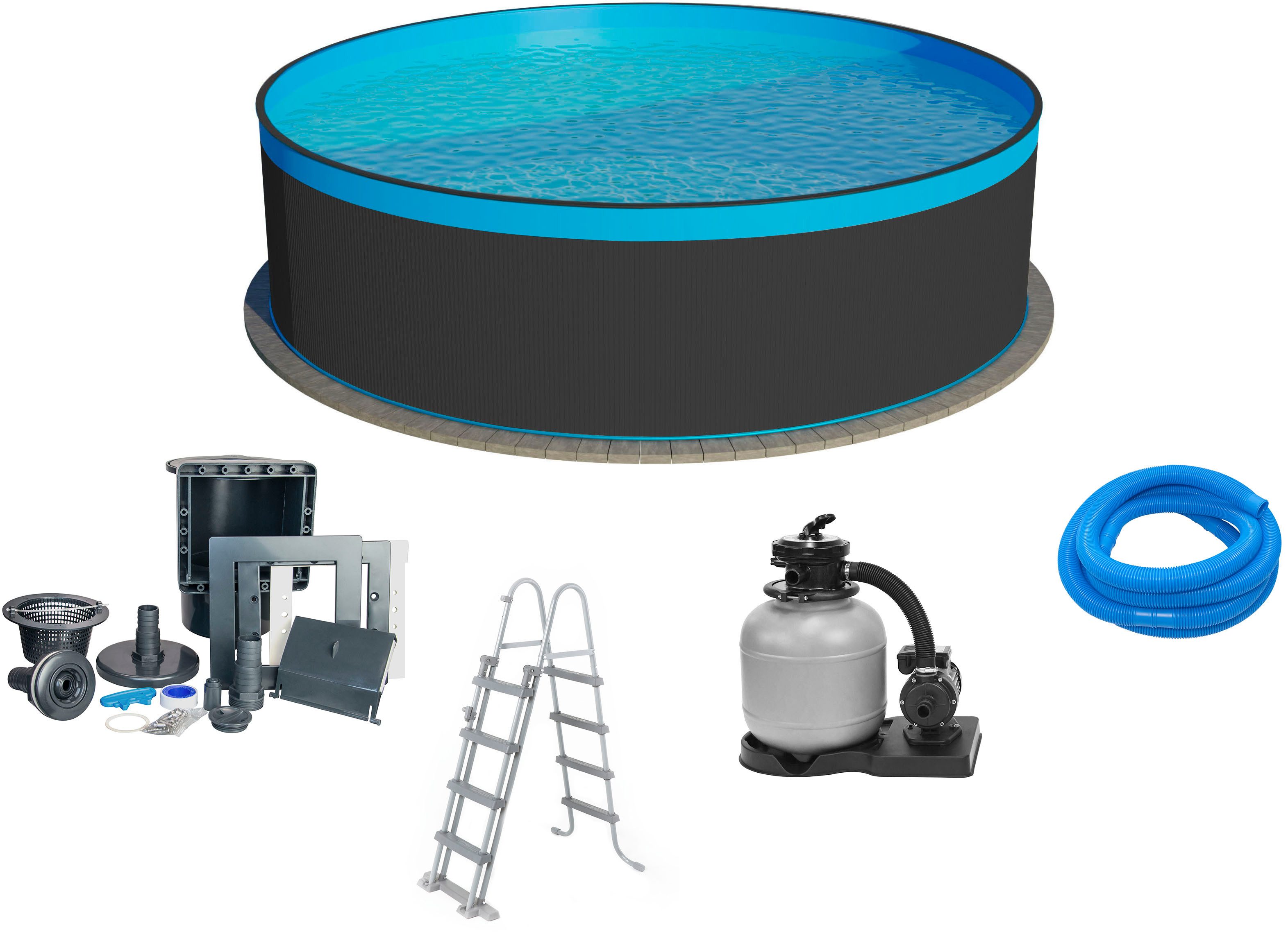 Clear Pool Rundpool (Set, 5-tlg), ØxH: 450x120 cm