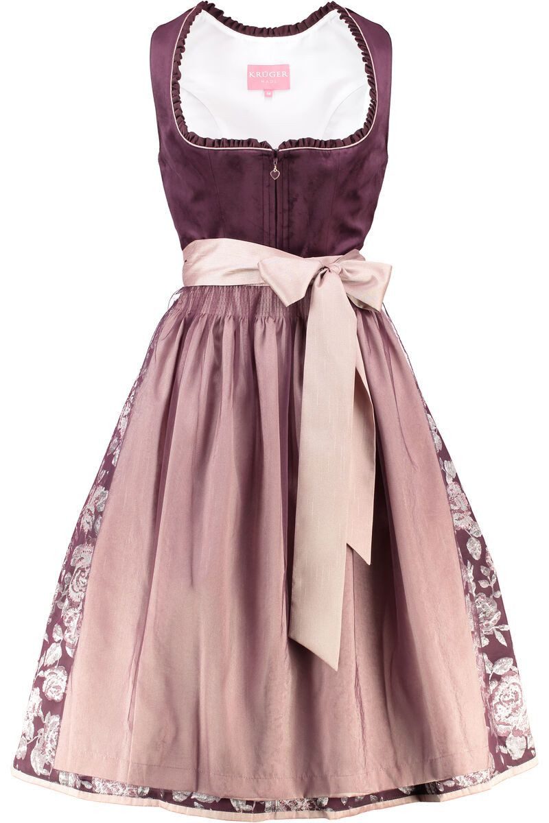 Kruger Madl Dirndl Bordeaux