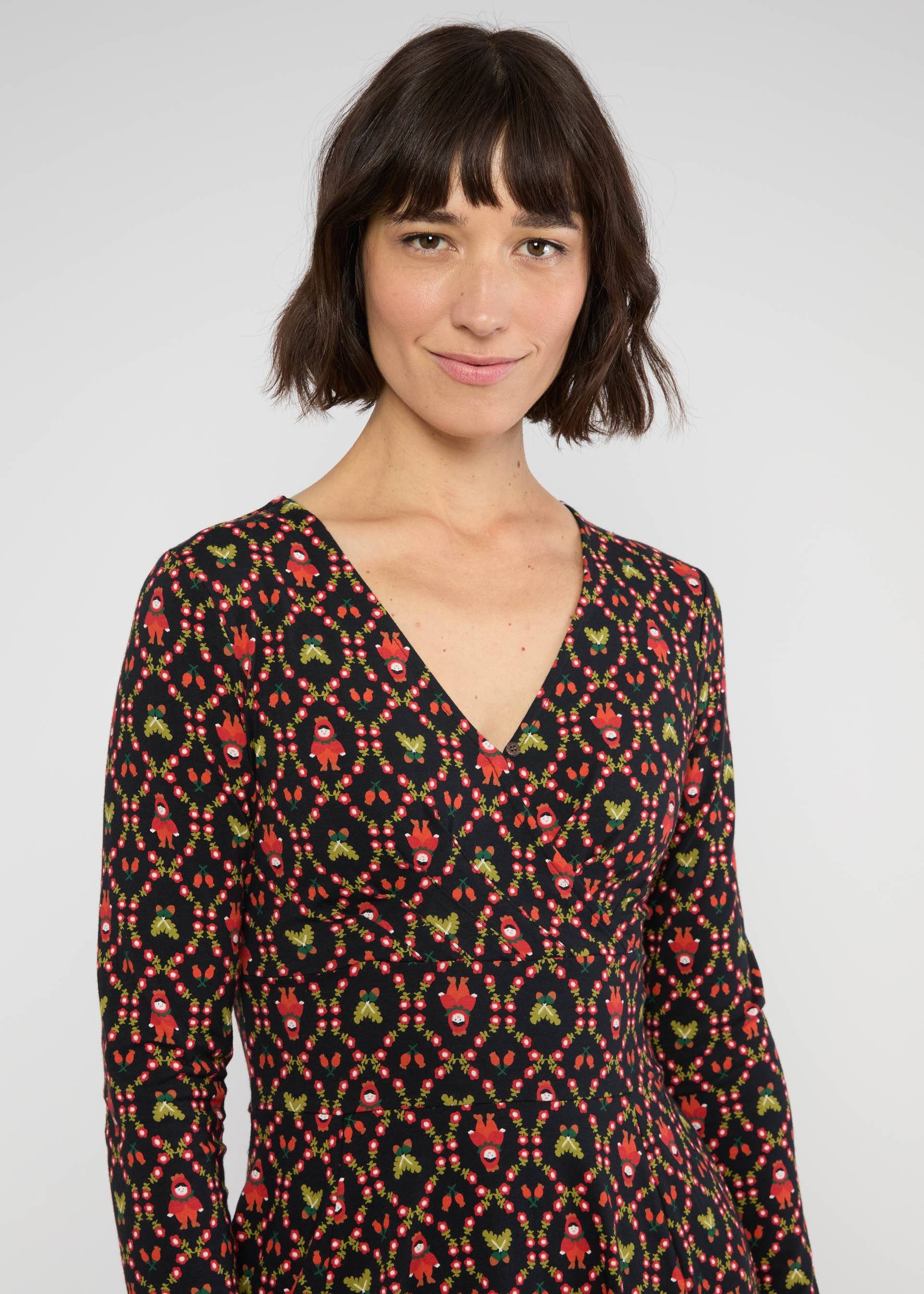 Blutsgeschwister Midikleid Shalala Tralala – feminines Jerseykleid aus Baumwolljersey