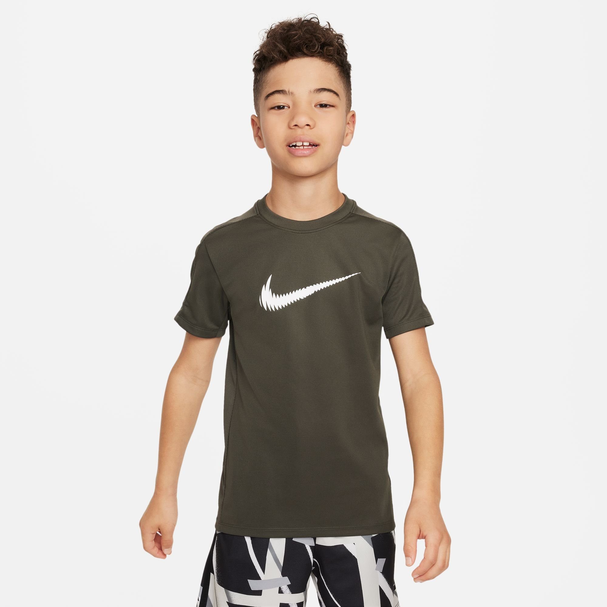 Sleeve Short Kinder DF Nike TOP - TRPHY KHAKI/WHITE CARGO K für NK Trainingsshirt GX