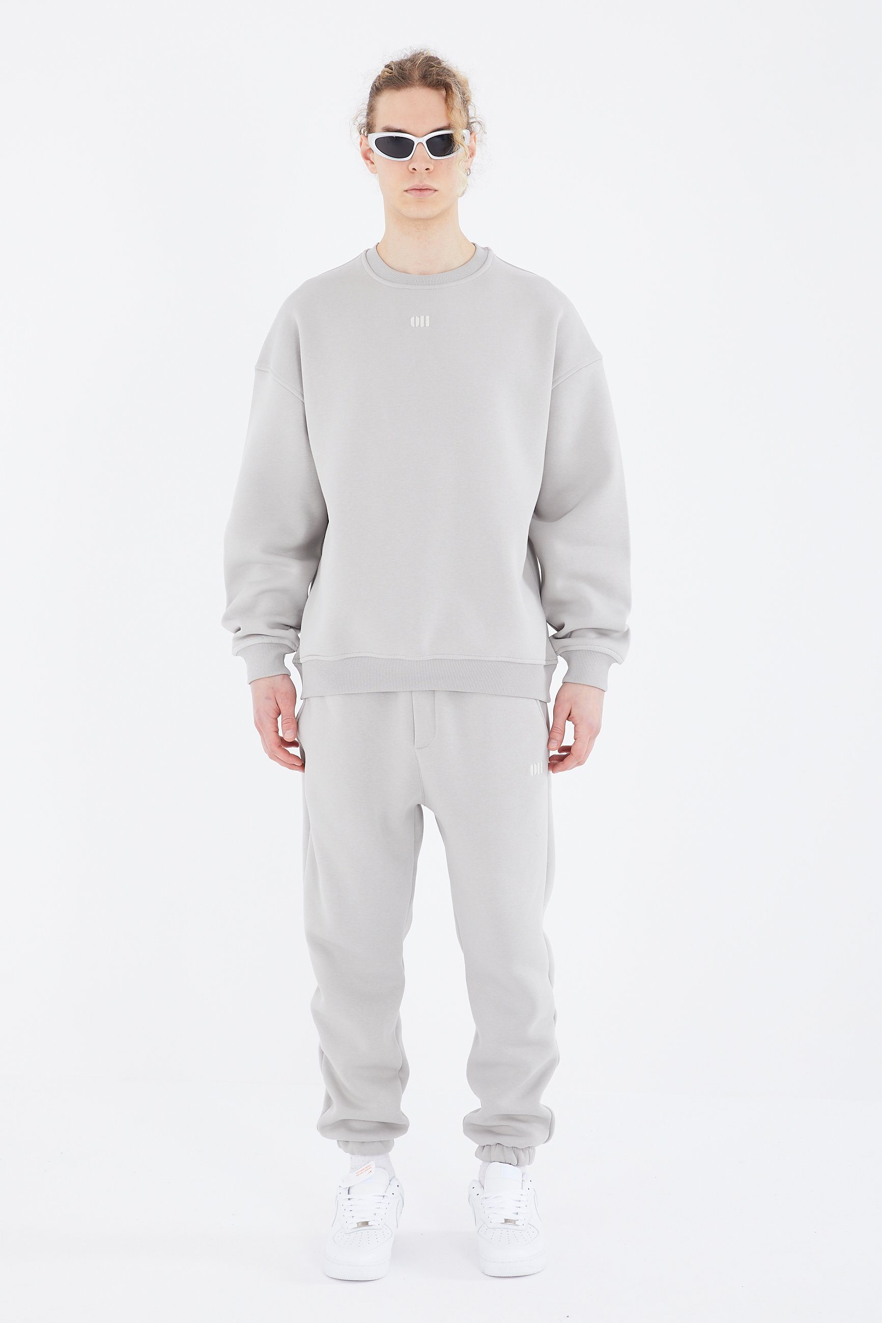 COFI Casuals Sweatshirt Basic Sweatshirt Oversize Fit Pullover Unisex