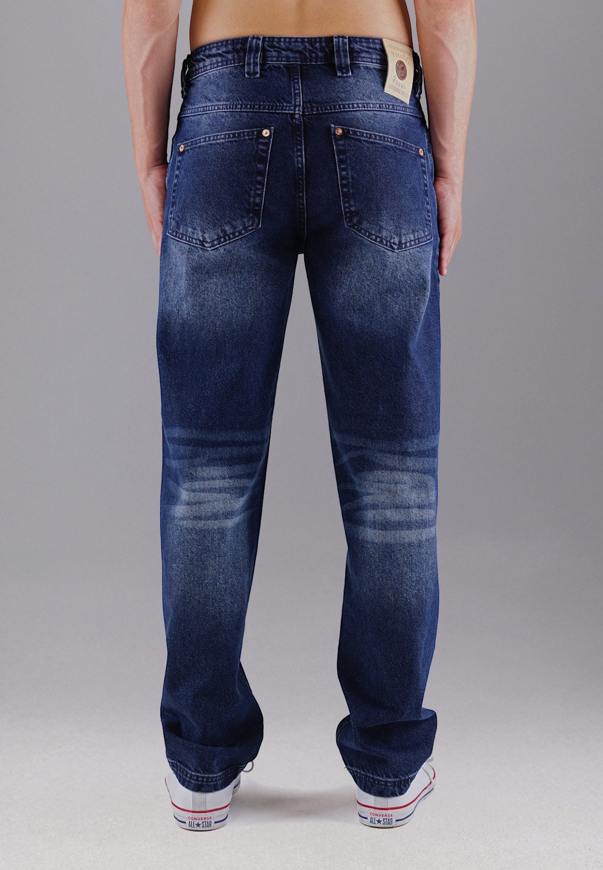 PICALDI Jeans 5-Pocket-Jeans Relax Tapered Fit Jeans Zicco 472 Tansanit – Marengo Blue (1-tlg) Relaxed Tapered Fit