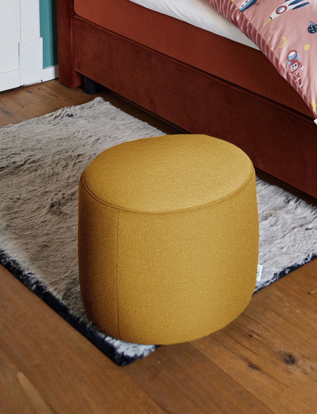 TOM TAILOR HOME Pouf DROP PURE, ø 50 cm