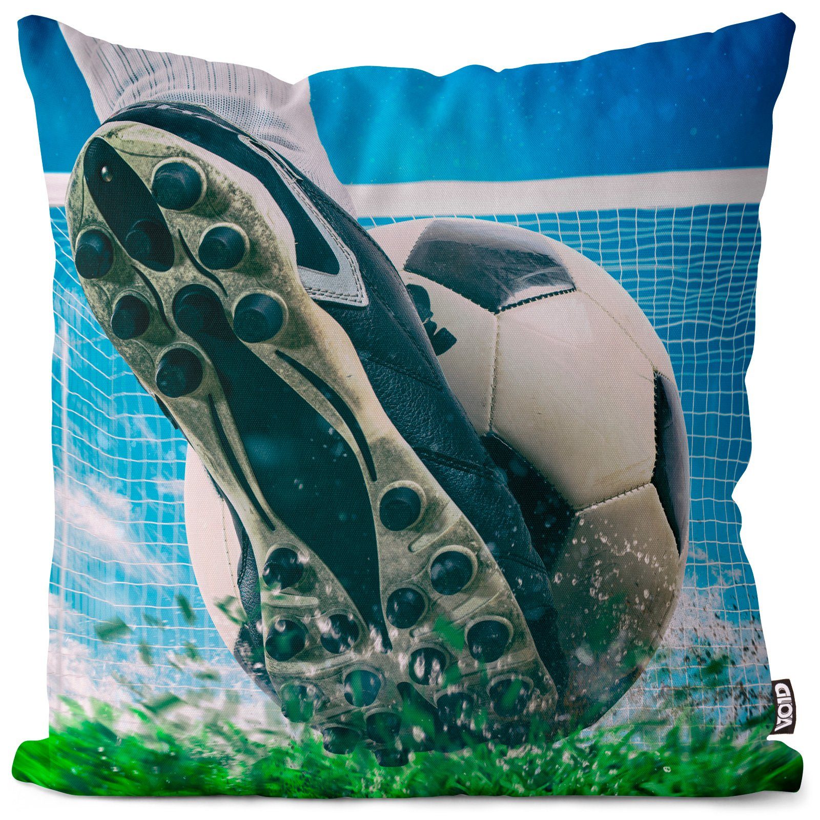 (1 Ball Italien Elfmeter Sofa-Kissen Tor Spiel Fussball Bundesliga Engla Elfmeter Stadion Stück), WM Europameisterschaft EM Weltmeisterschaft VOID Deutschland Kissenbezug,