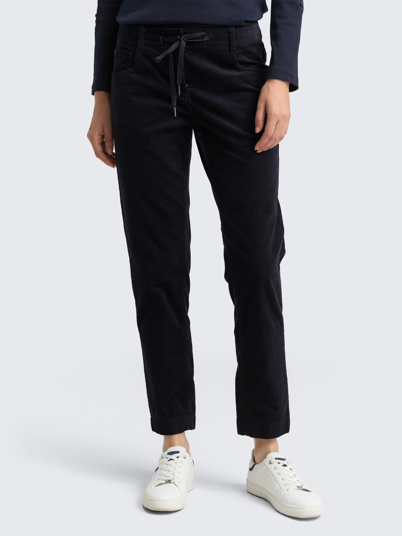 TOM TAILOR 7/8-Hose Hosen & Chino Tapered Relaxed Cordhose günstig online kaufen