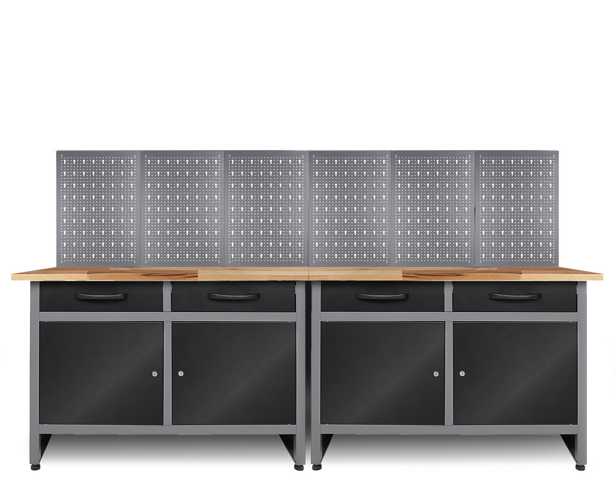 Werkstatt-Set Werkstatt Set Werner 240cm + 6Lochwände