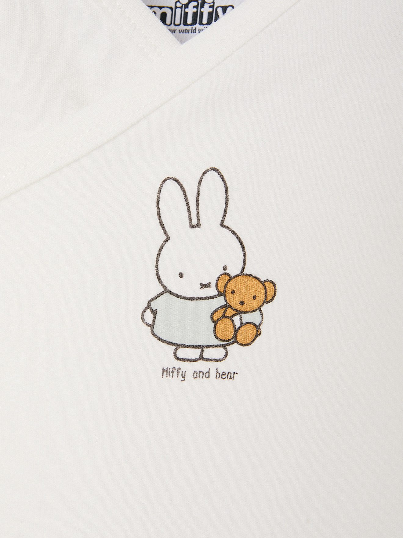 vertbaudet Body Wickelbodys langarm HASE MIFFY 2er-Pack – Bild 5 von 5