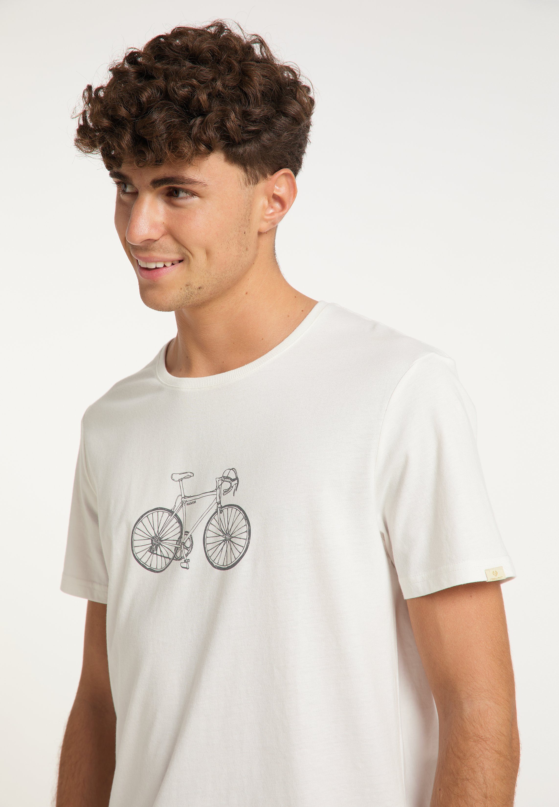 T-Shirt ORGANIC & WHITE Ragwear Nachhaltige Vegane Mode SIRIL