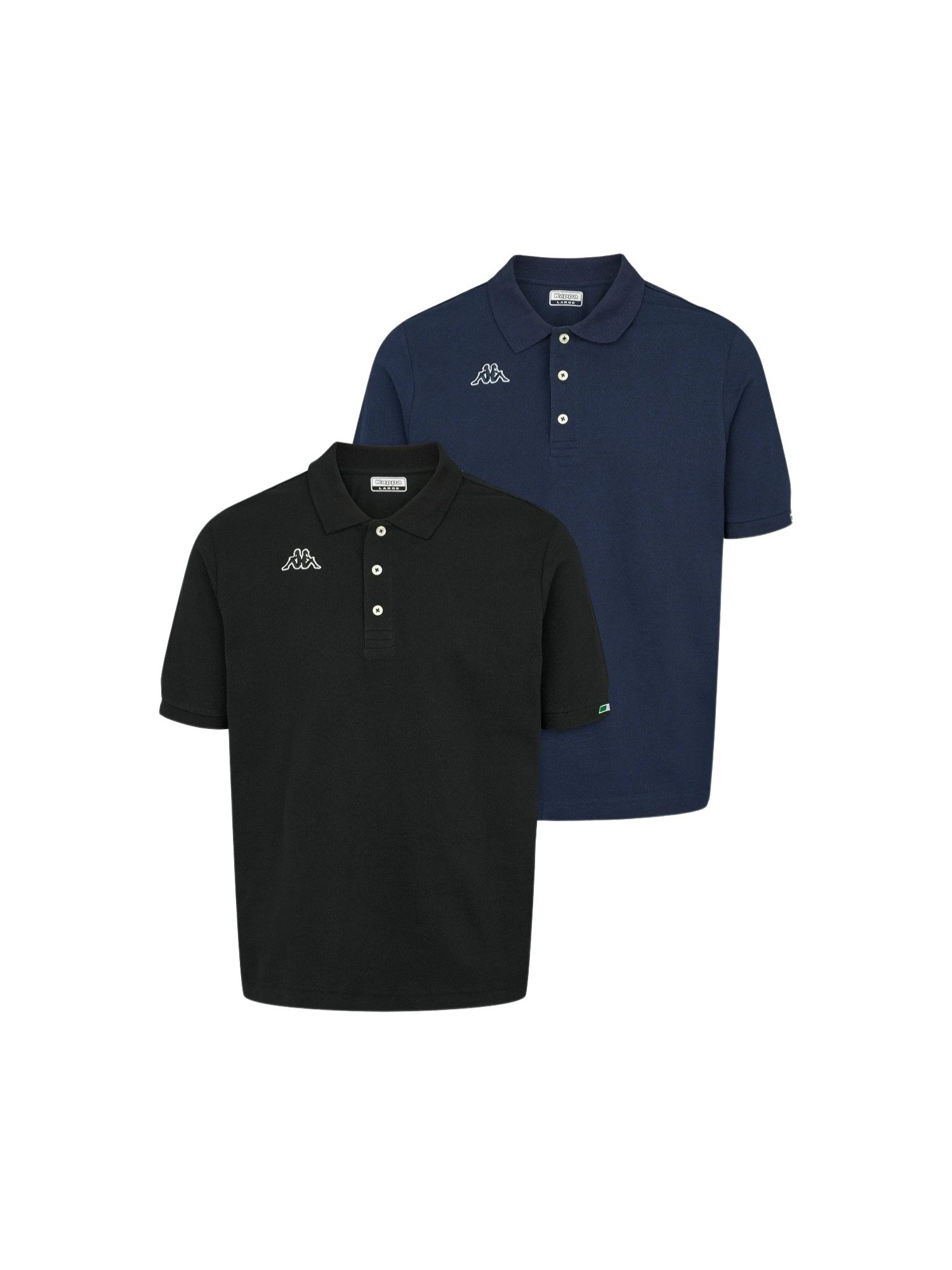 Kappa Kurzarmhemd Kappa Polo KMLogo Maltaxita 2-Pack günstig online kaufen