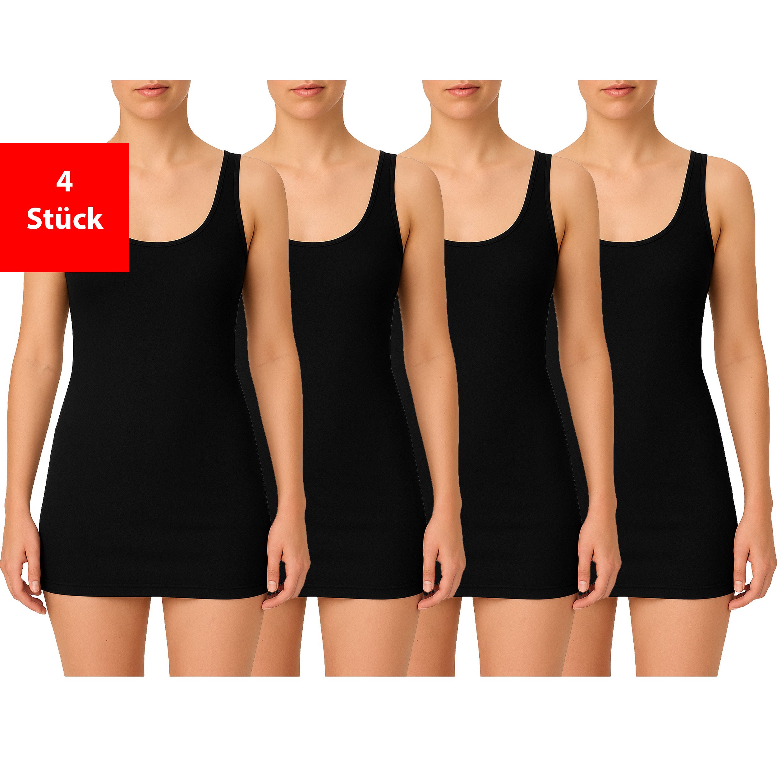 Fashionschmiede Unterhemd Damen Achseltop aus 100 % Baumwolle im praktische günstig online kaufen