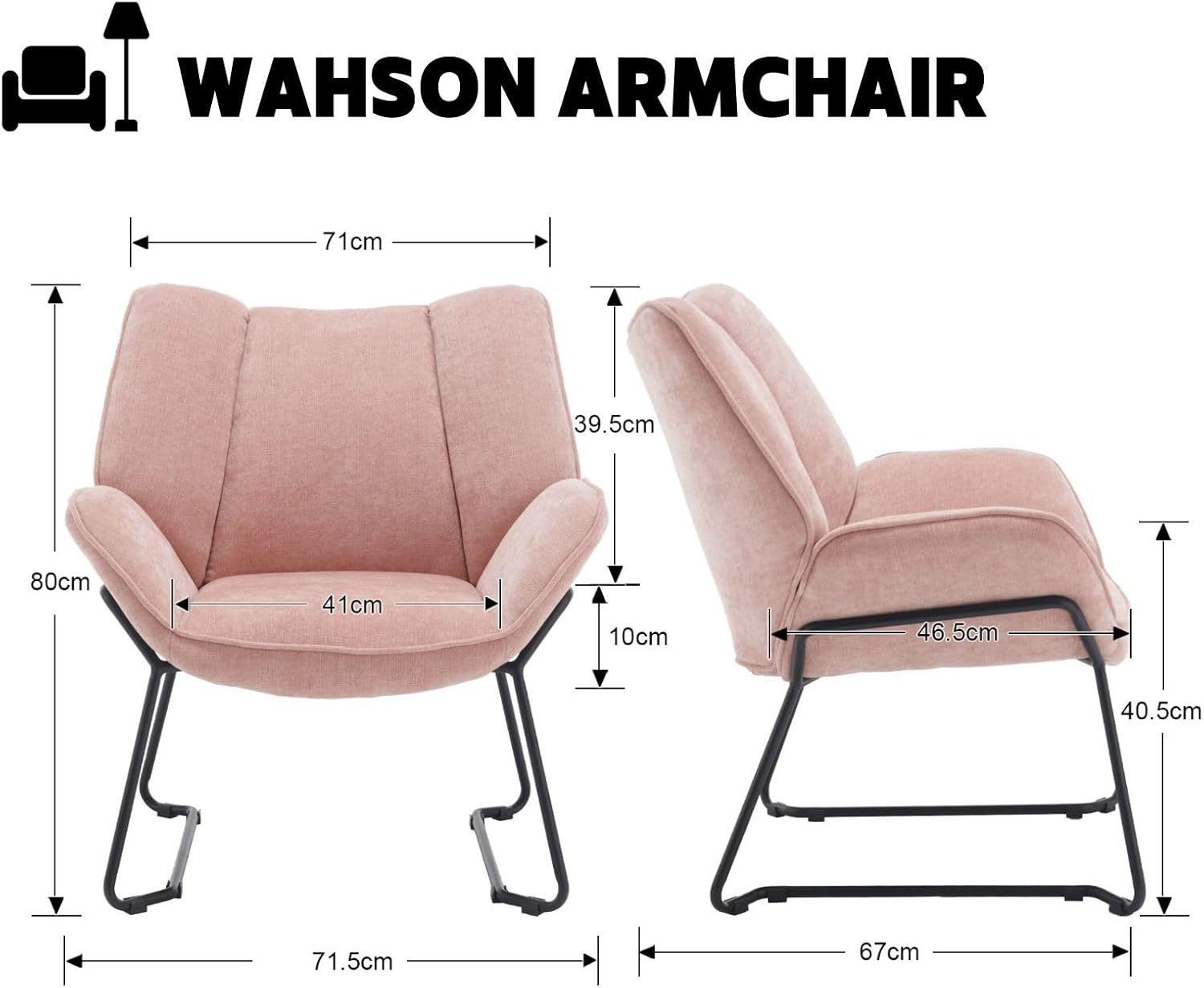 WAHSON OFFICE CHAIRS Loungesessel Sessel Wohnzimmer Einzelsofa Relaxsessel