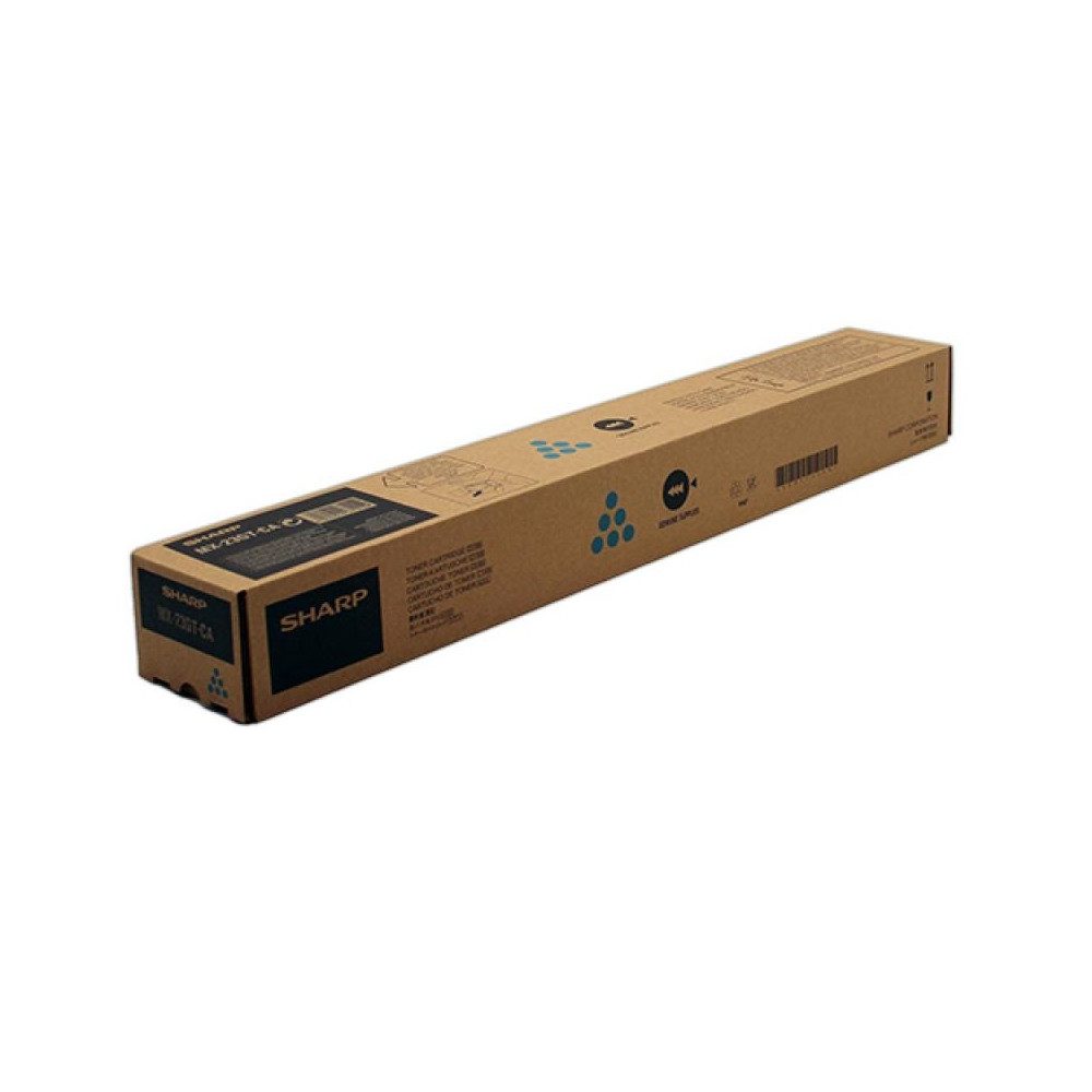 Sharp Tonerpatrone Sharp Toner Cyan (MX23GTCA) für Drucker., (Toner, Original Sharp Tonerpatrone für MX-2310U), Original Sharp Tonerpatrone für MX-2310U