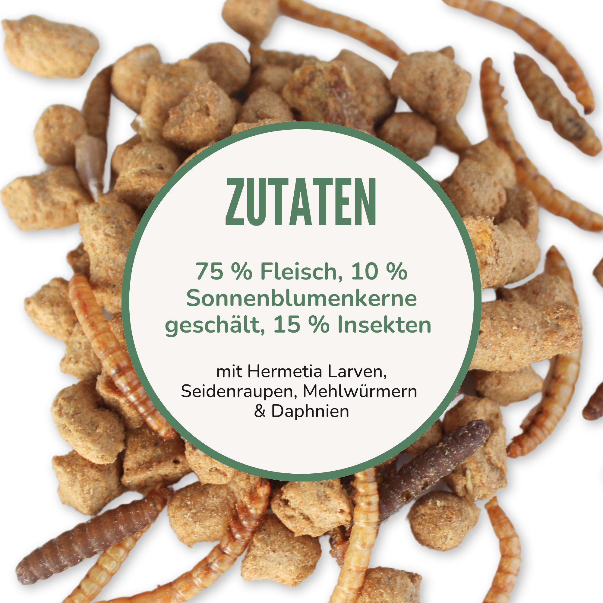 Orni Igelfutter mit Insekten ohne Getreide - Alleinfutter Trockenfutter, Hauptfutter für: Nutz-/ Wildtier