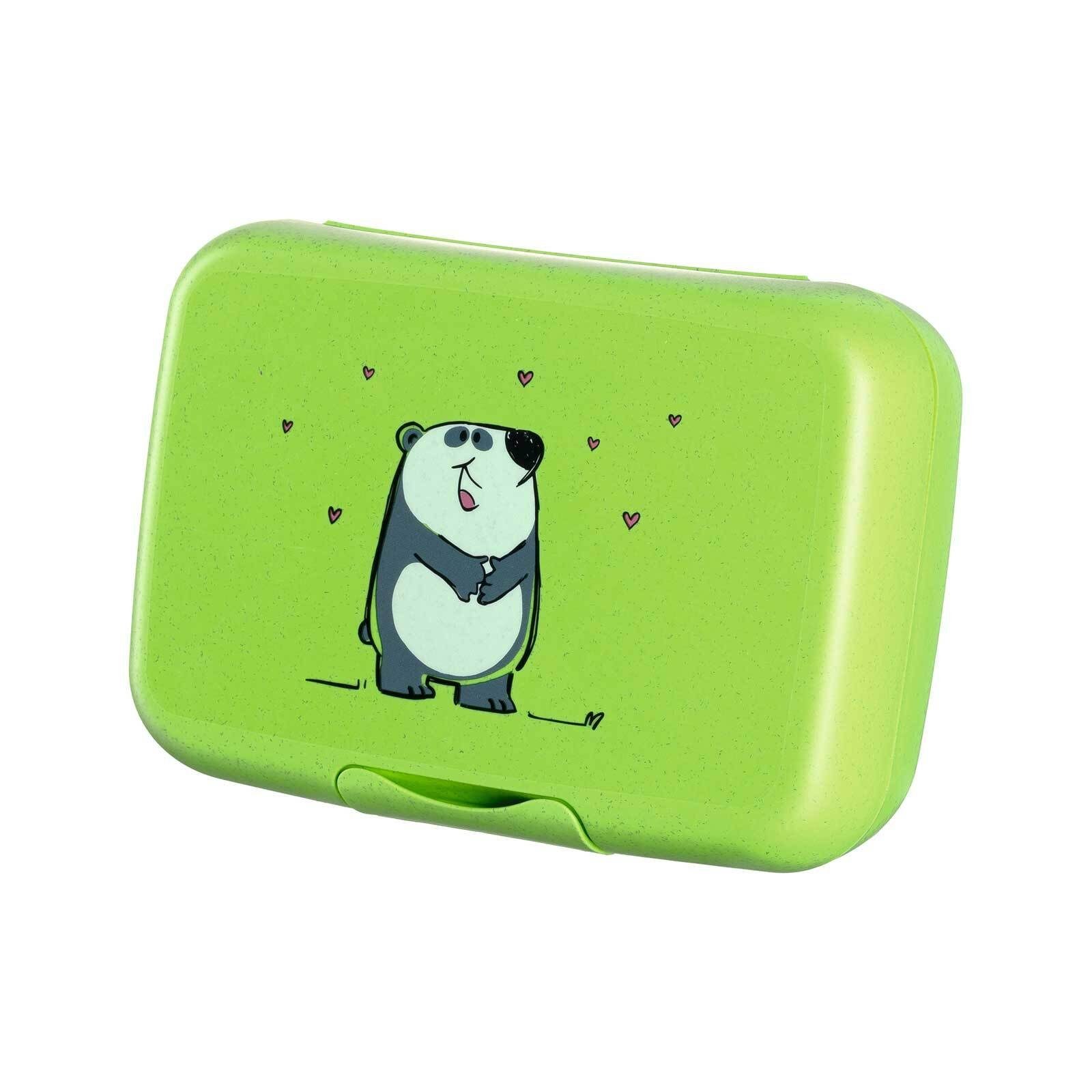 cm, LEONARDO Brotdose den x Panda Kunststoff, x Alltag, Ideal 6.6 spülmaschinengeeignet Bambini (1-tlg), für 19 13.5 Lunchbox