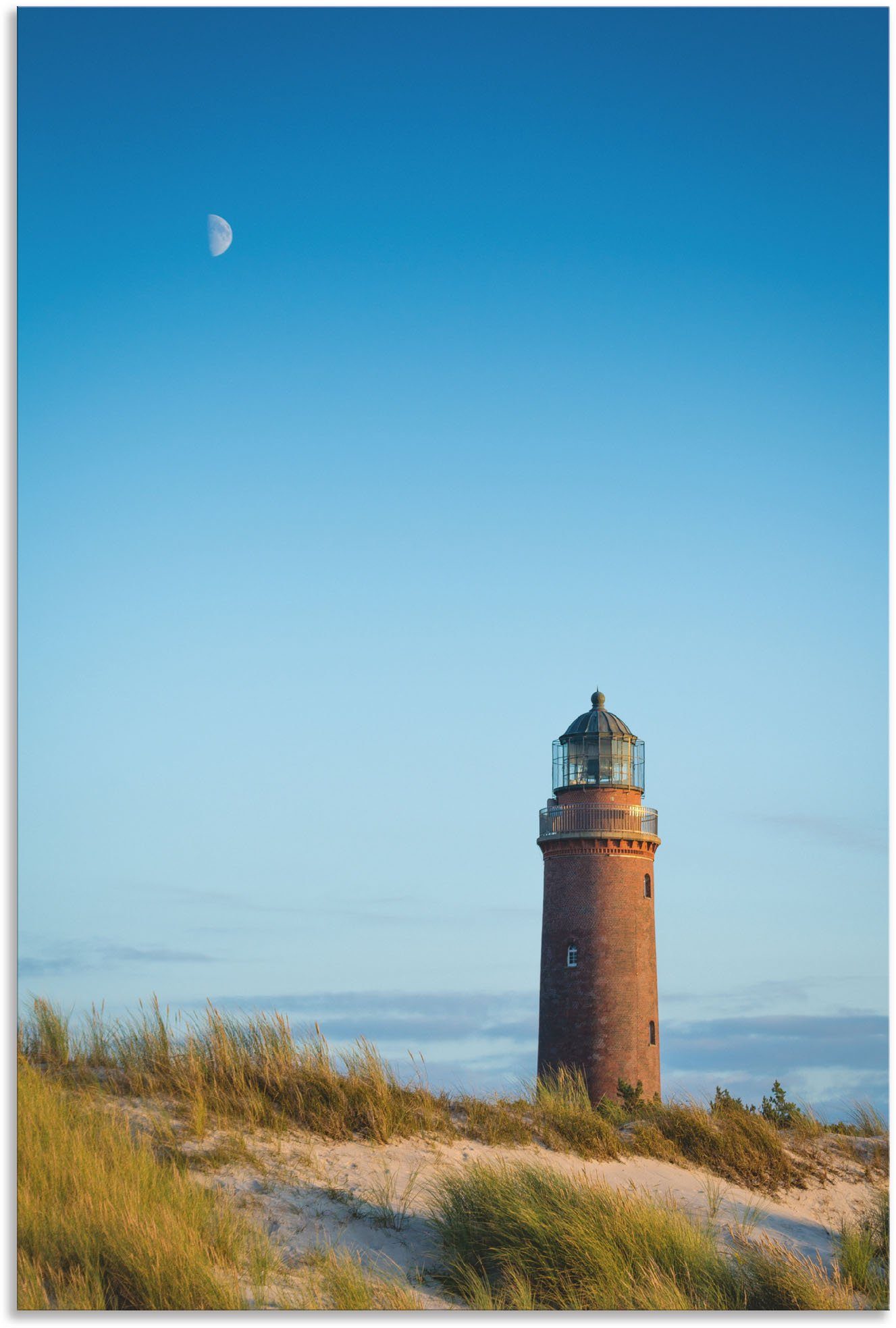 Artland Wandbild »Leuchtturm Darßer Ort«, Gebäude (1 Stück), in vielen Größen & Produktarten - Alubild / Outdoorbild für den Außenbereich, Leinwandbild, Poster, Wandaufkleber / Wandtattoo auch für Badezimmer geeignet-Otto