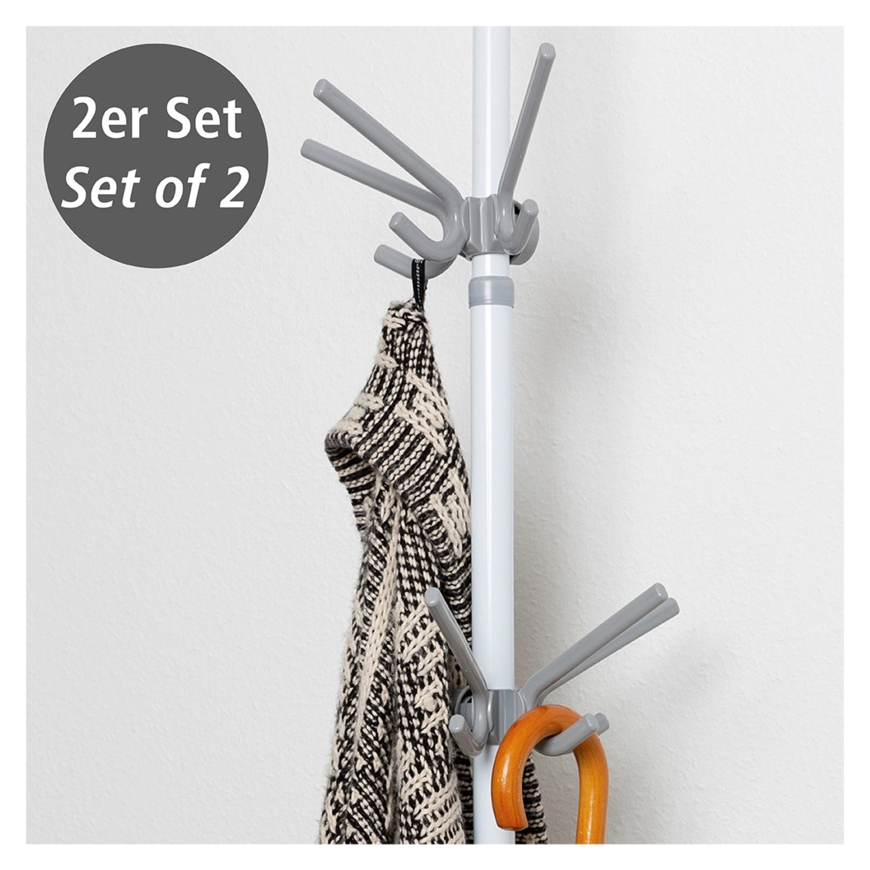 WENKO Kleiderhaken Modell Herkules, (Set, 2-St), günstig online kaufen