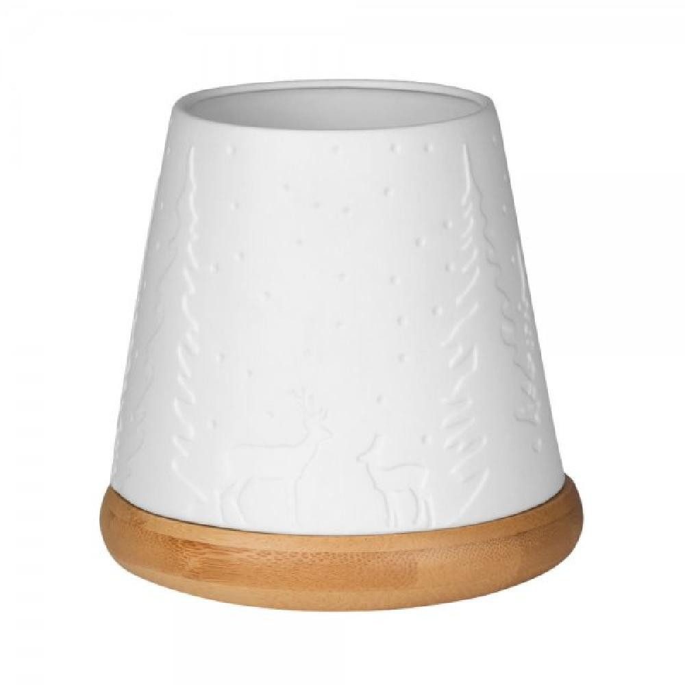 Räder Windlicht Design Windlicht Poesie Wald Weiß (10,5cm) günstig online kaufen