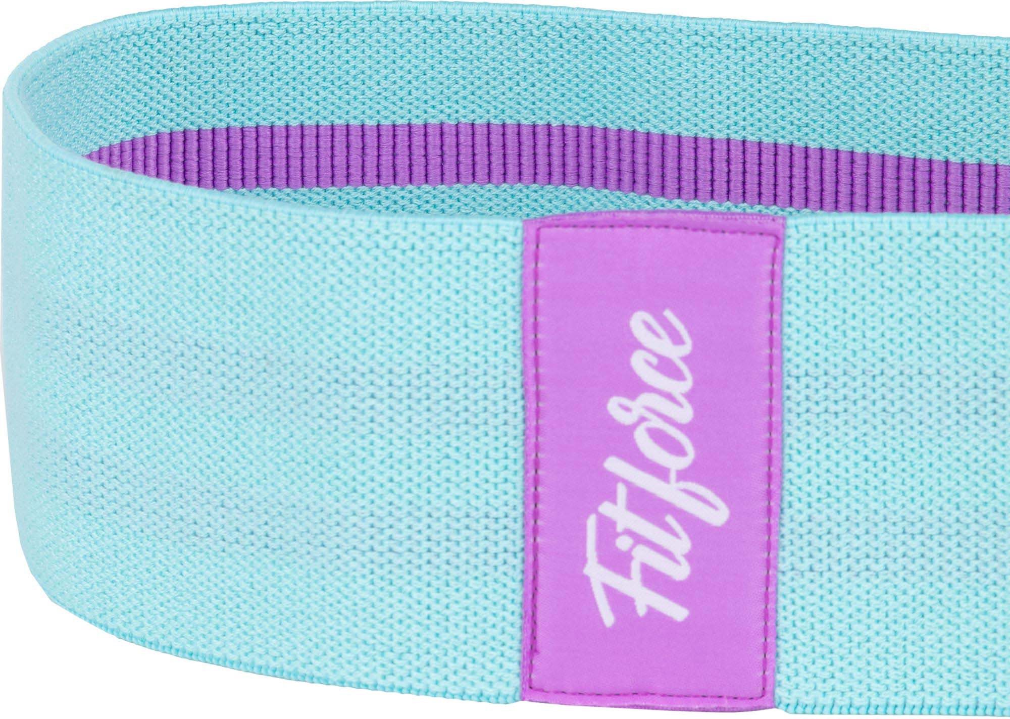 Fitforce Gymnastikbänder Fitforce BOOTY BAND Set 3 Fitnessbänder aus Stoff, 3 Bänder im Set, für vielseitiges Training