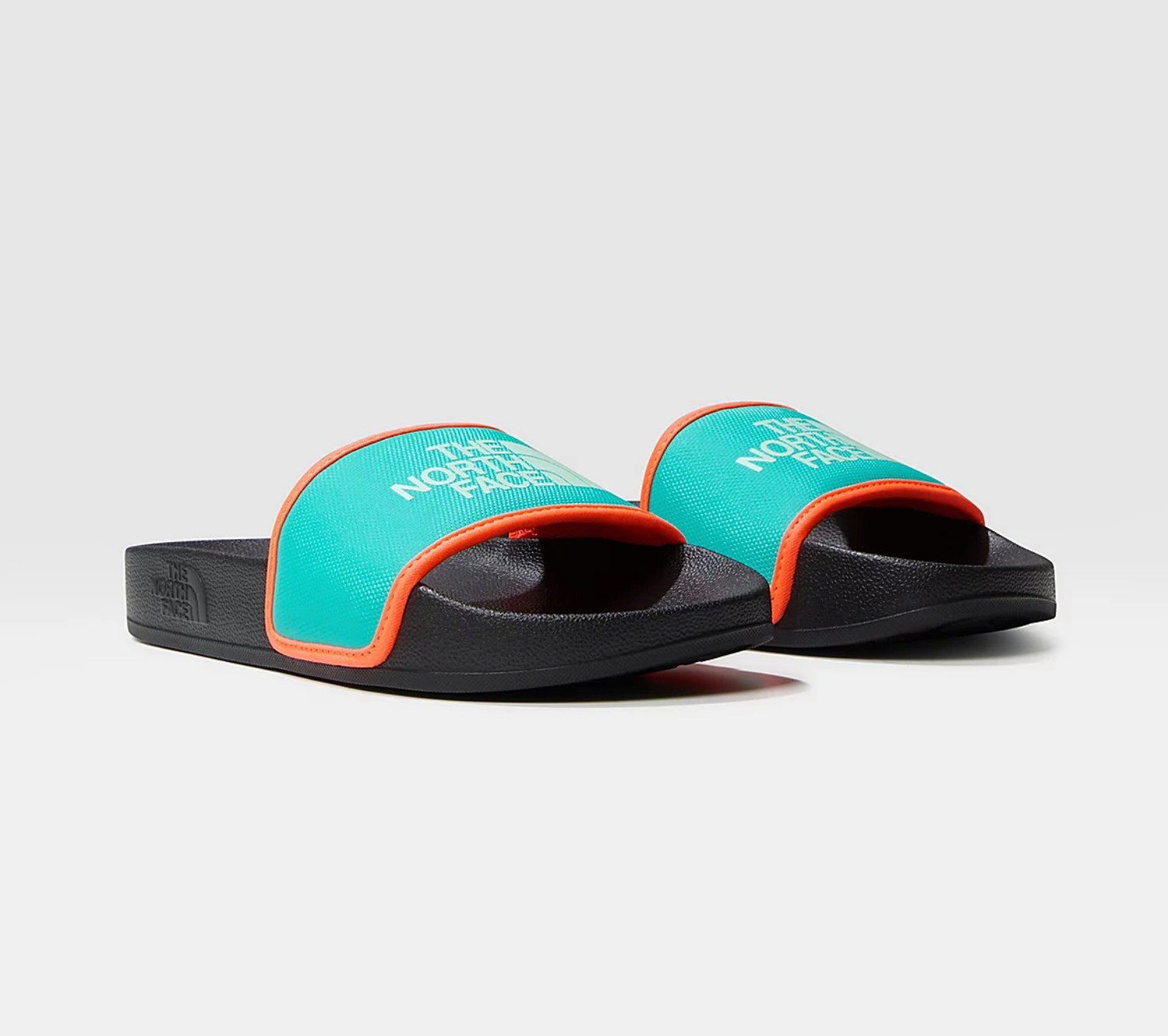 The North Face Y BASE CAMP SLIDE III GEYSER AQUA/TNF BLACK Outdoorsandale