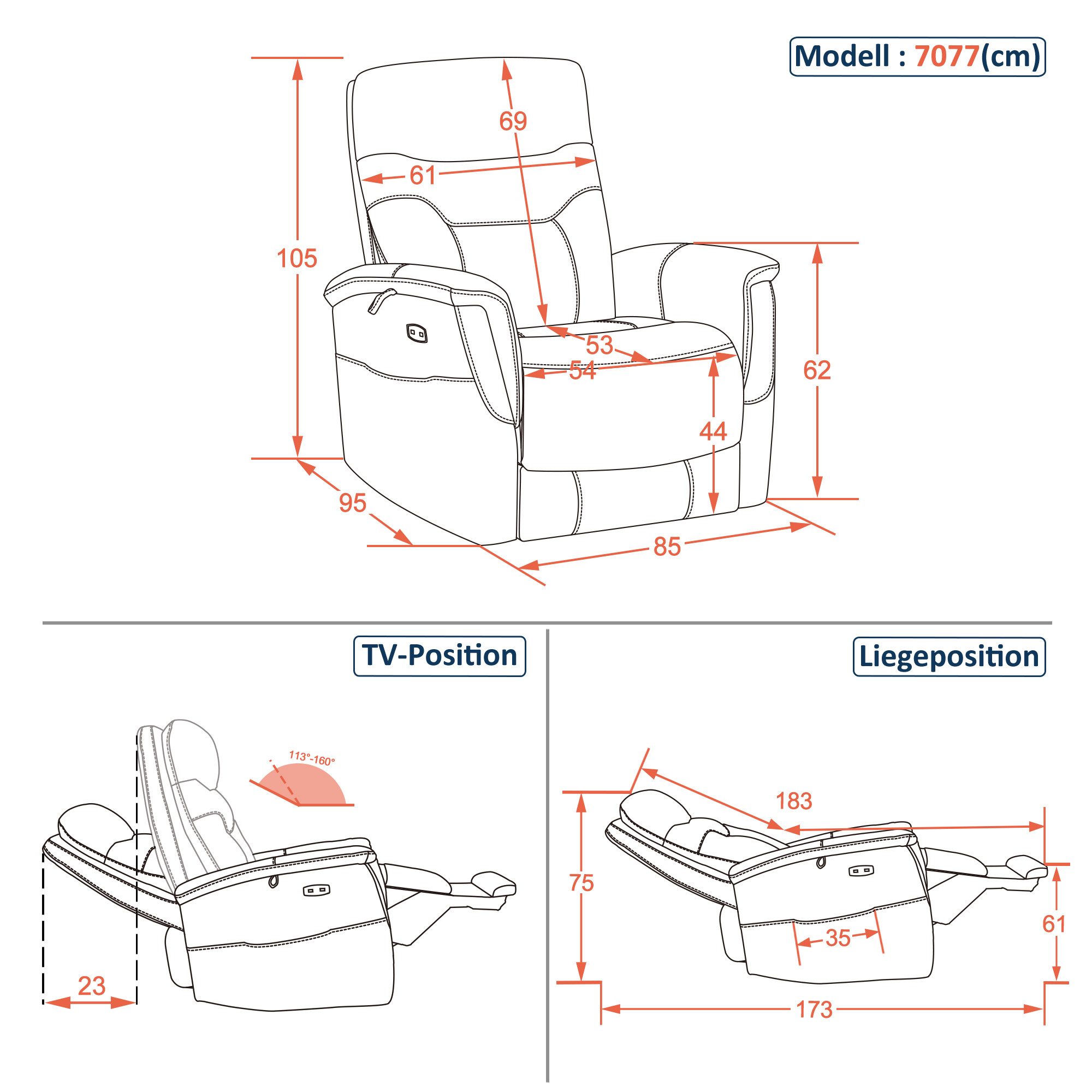 MCombo Relaxsessel M MCombo Relaxsessel mit günstig online kaufen